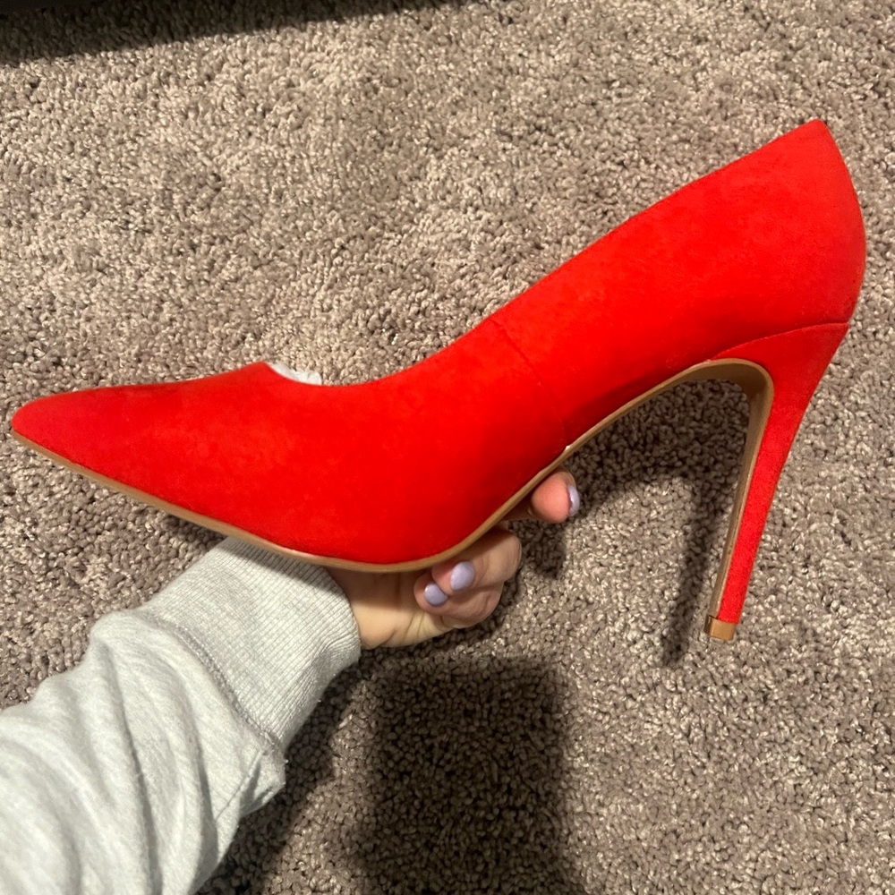 Shoe Dazzle Red Stiletto Heels